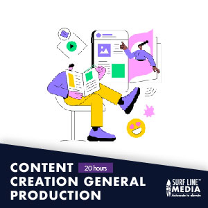content creation production 20 hours