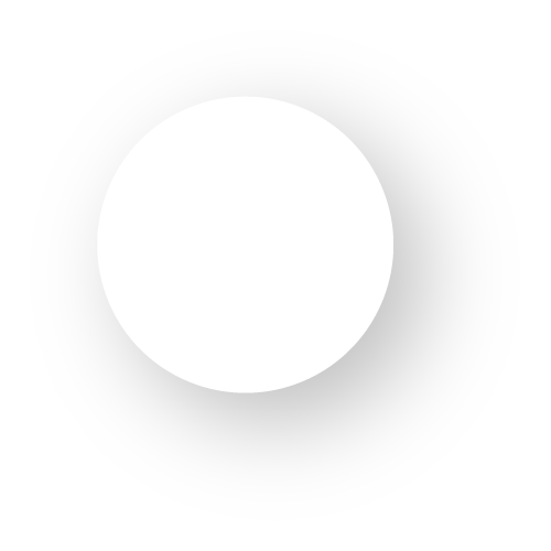 white round with shadow